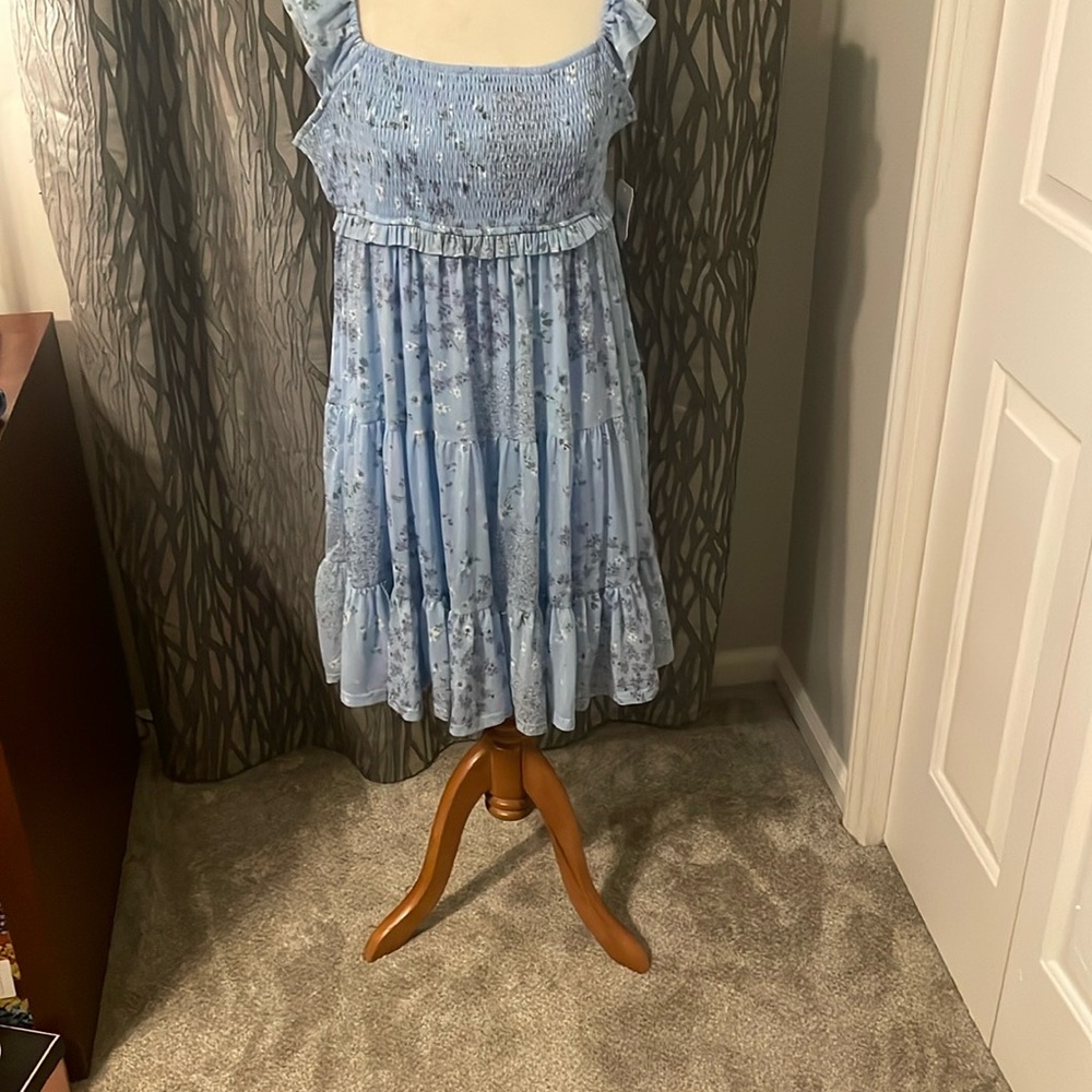 Blue Floral Altered State dress